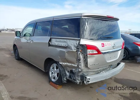 2013 Nissan Quest Sv from USA, damaged, VIN JN8AE2KP5D9063810